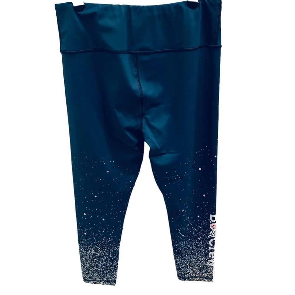 KALI Peloton Boo Crew Biking Leggings Stars size XL Navy Blue Sleigh all day